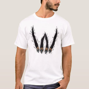 Griffe sauvage déchirant par le T-shirt par Al Ri