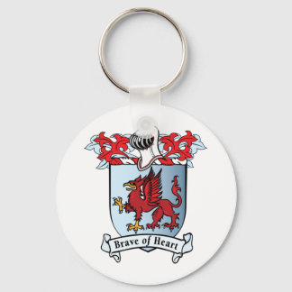 Griffin Crest Keychain