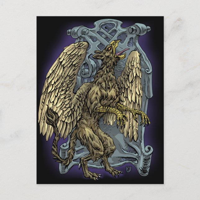 Griffin Crest Postcard (Front)