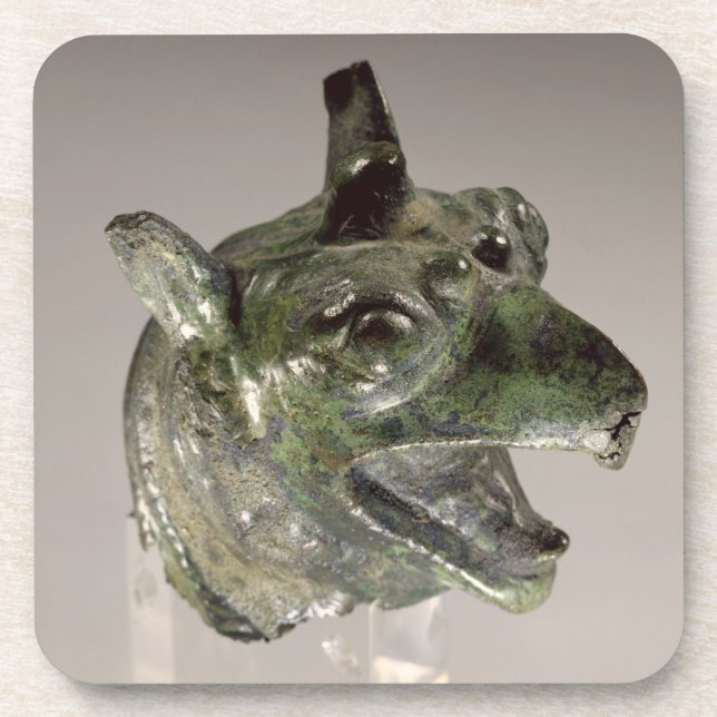 Griffin head, fragment of a cauldron attachment, f coaster (Front)