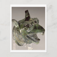 Griffin head, fragment of a cauldron attachment, f