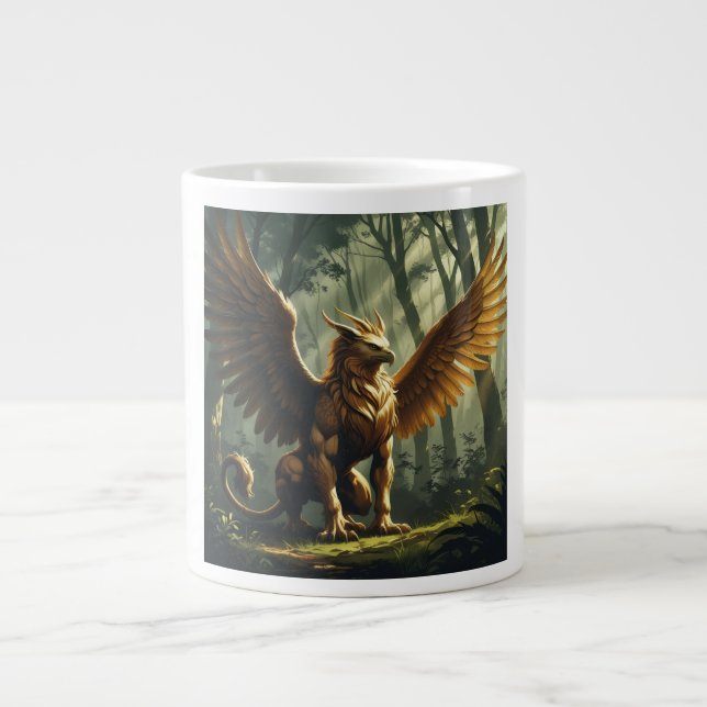 Griffin Large Coffee Mug (Front)