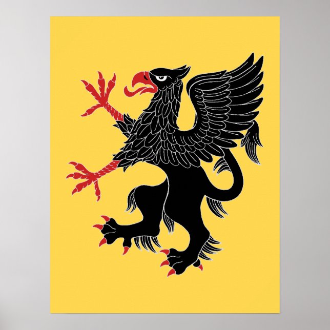 Griffin Rampant Sable Poster (Front)