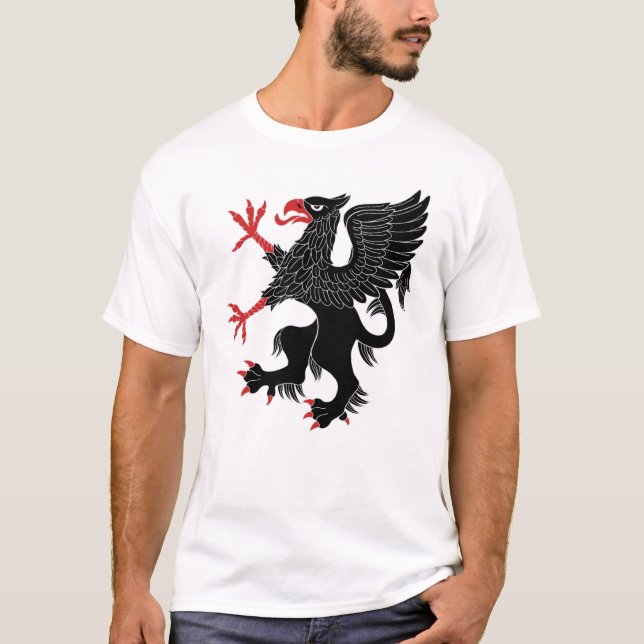 Griffin Rampant Sable T-Shirt (Front)