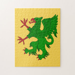 Griffin Rampant Vert Jigsaw Puzzle