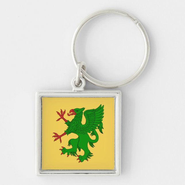 Griffin Rampant Vert Keychain (Front)
