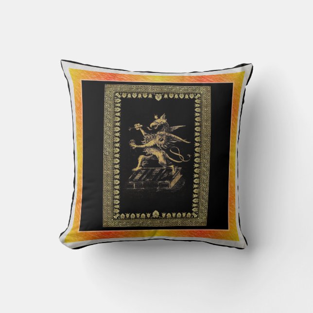 Griffin Throw Pillow (Front)