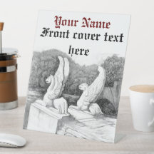 Griffins sculpture monochrome pencil Art