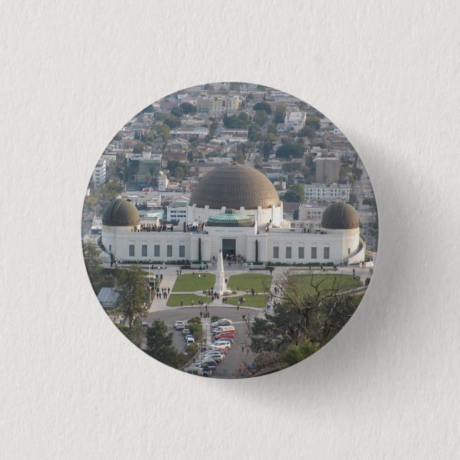 Griffith Observatory 1 Inch Round Button (Front)