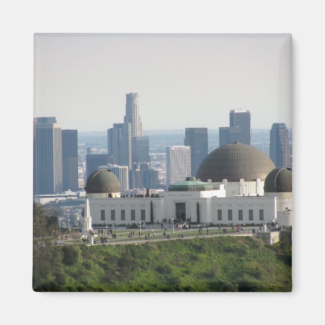 Griffith Observatory and Downtown Los Angeles Magnet (Front)