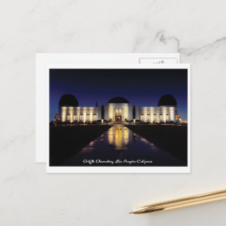 Griffith Observatory, Los Angeles California Postcard