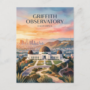 Griffith Observatory Los Angeles California Postcard
