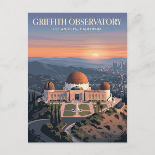 Griffith Observatory Los Angeles California Postcard