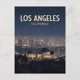 Griffith Observatory Los Angeles California Postcard