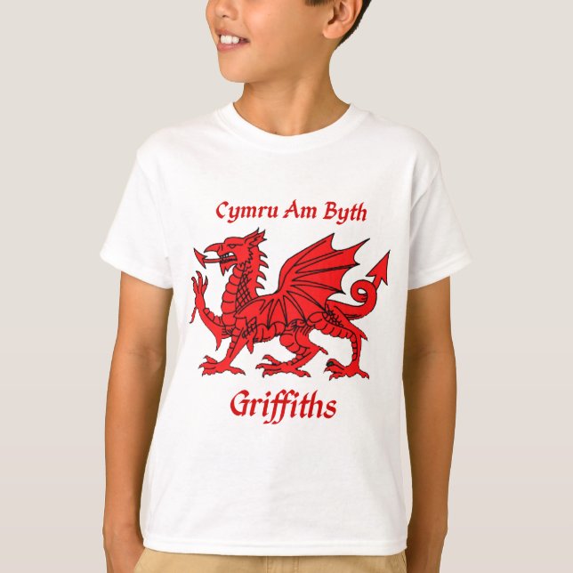 Griffiths Welsh Dragon T-Shirt (Front)
