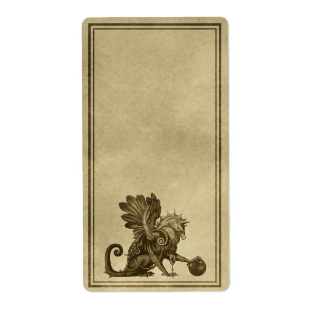 Griffon Apothecary Label (Front)