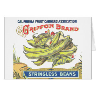 Griffon Brand Beans - Vintage Label