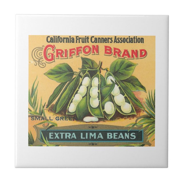 Griffon Brand Lima Beans Tile (Front)