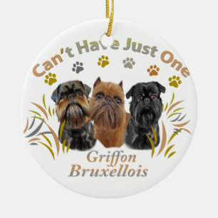 Griffon Brussels Can't Have Just One Ceramic Ornament