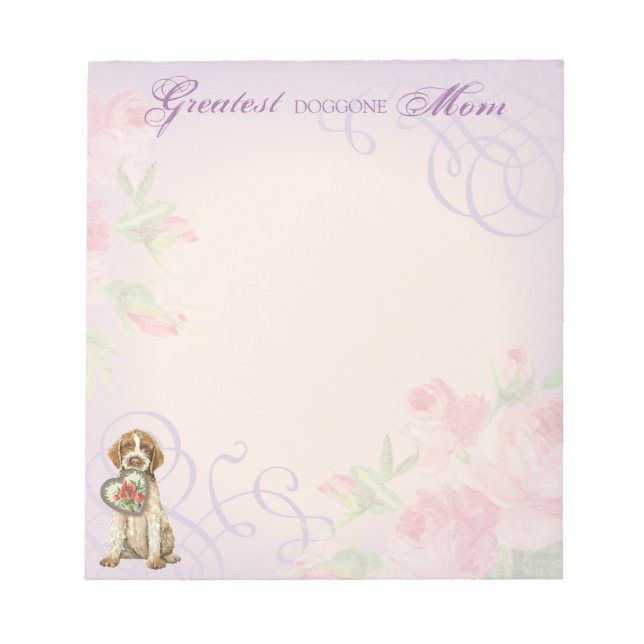 Griffon Heart Mom Notepad (Front)