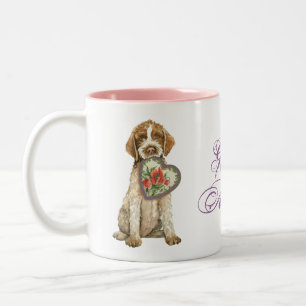 Griffon Heart Mom Two-Tone Coffee Mug