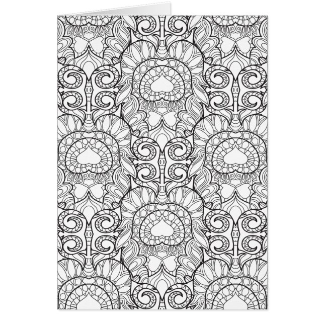 Griffonnage de motif de plume de paon (Devant)