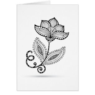 Griffonnages de Paisley Mehndi de henné