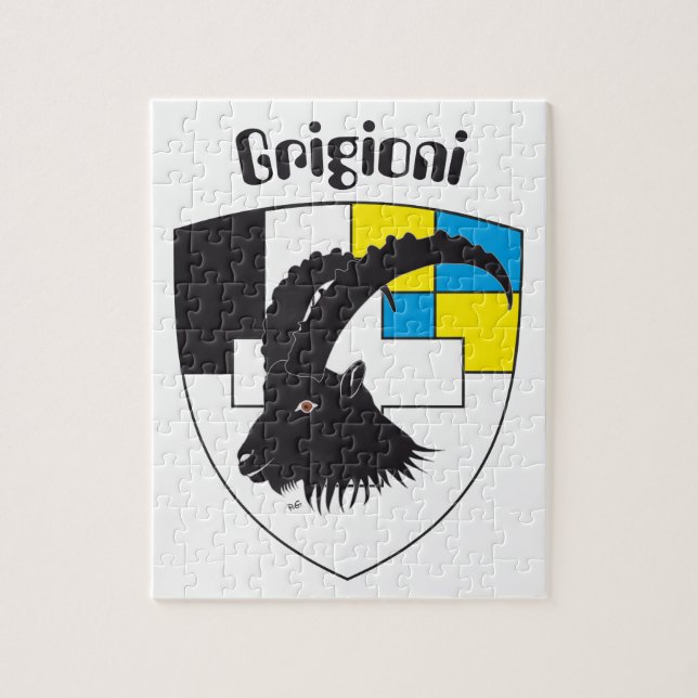 Grigioni Svizzera Puzzles (Vertical)