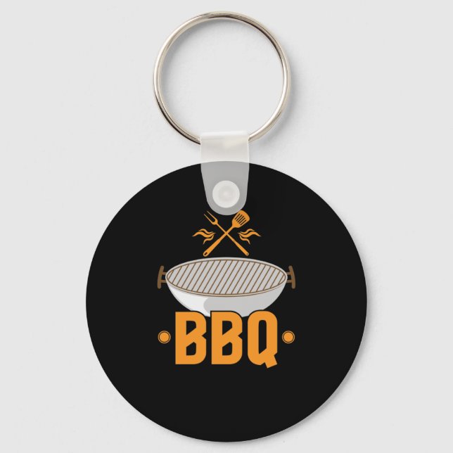 Grill BBQ Keychain (Front)