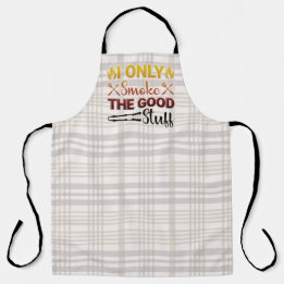 Grill BBQ Smoker All Over Print Apron