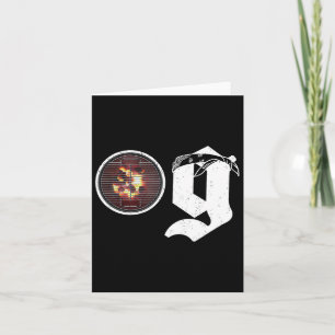 Grill Dad Father Og Griller Funny Bbq Barbeque Pit Card