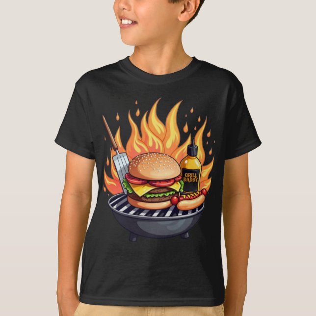Grill Daddy BBQ Master T-Shirt (Front)