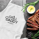 Grill Daddy Personalized Father's Day Gift Standard Apron<br><div class="desc">Grill Daddy Personalized Father's Day Gift Apron.</div>