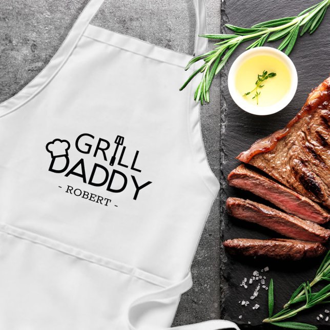 Grill Daddy Personalized Father's Day Gift Standard Apron (Creator Uploaded)