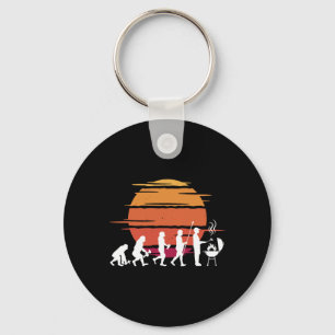 Grill Evolution Vintage Father's Day Grill Bbq Sea Keychain