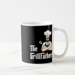 Grill Father Bbq Father's Day Barbecue Chef Funny Coffee Mug