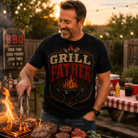 Grill Father Vintage BBQ Retro father's day