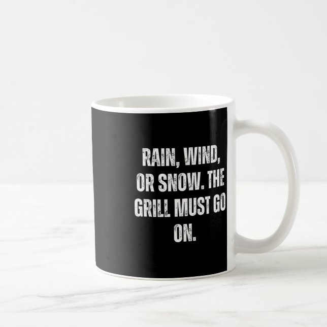 Grill funny bbq boss meat smoke  coffee mug (Right)