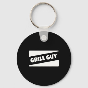 Grill Guy Summer Bbq Barbecue Meat Grilling Dad Sm Keychain