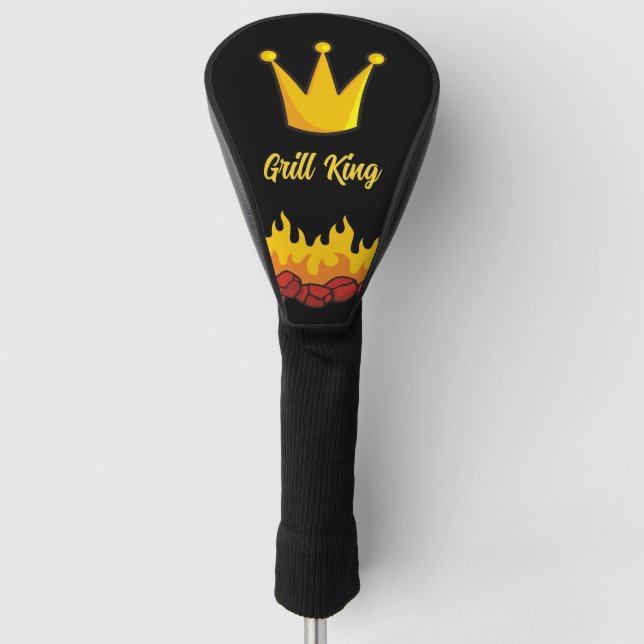 Grill King Crown Golf Head Cover (Front)