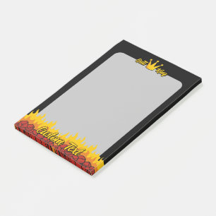 Grill King Crown Post-it Notes