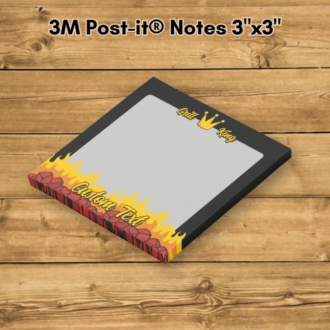 Grill King Crown Post-it Notes (Creator Uploaded)