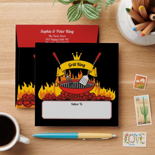 Grill King Envelope (Desk)