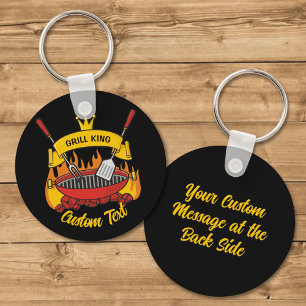 Grill King Keychain