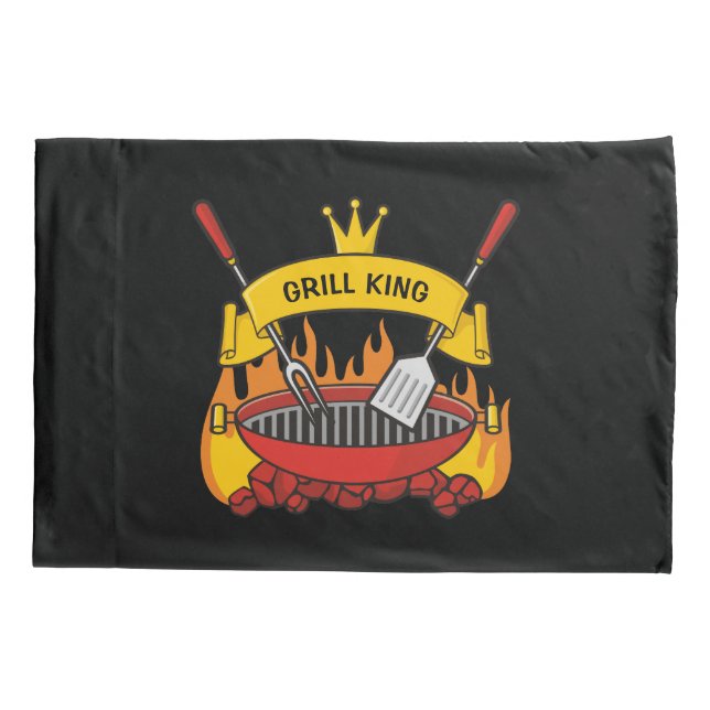 Grill King Pillowcase (Back)