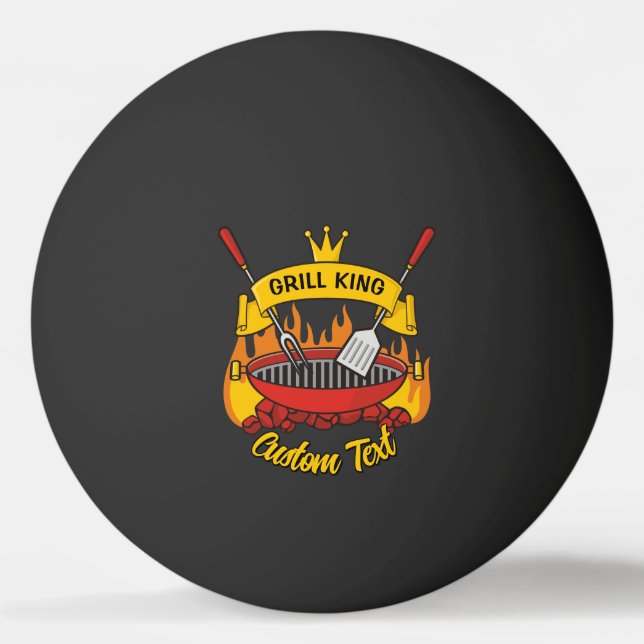 Grill King Ping Pong Ball (Front)
