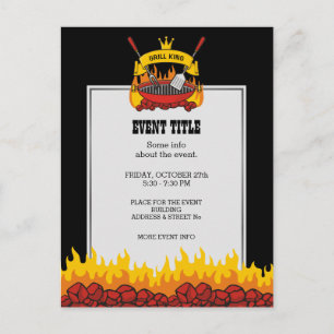 Grill King Postcard