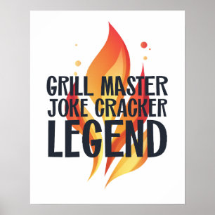 Grill Legend BBQ Poster