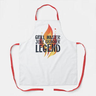 Grill Legend BBQ Poster Apron