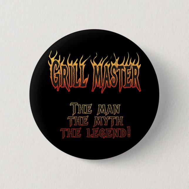 Grill Master 2 Inch Round Button (Front)